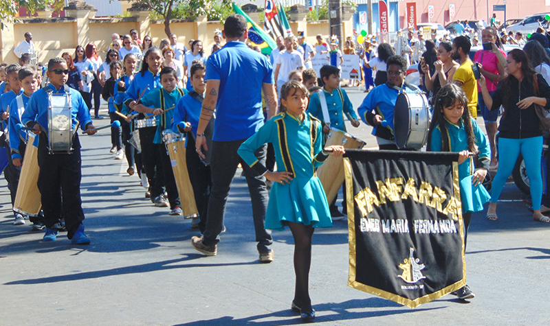 Desfile que aborda a Independência será feito a frente do paço municipal