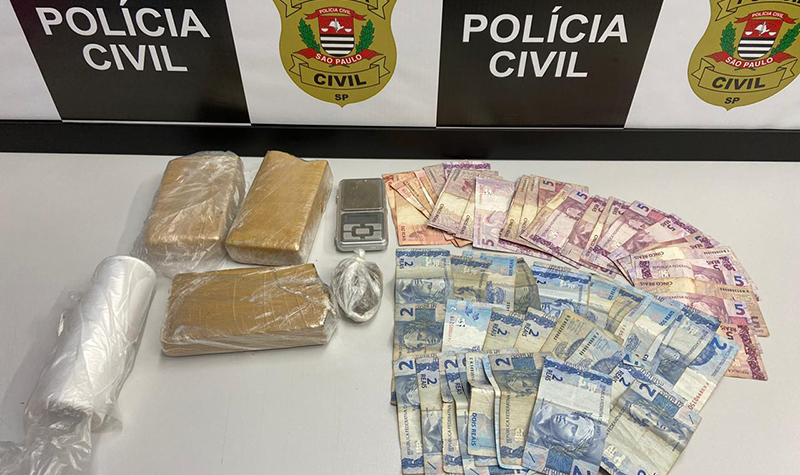 Droga apreendida em imóvel residencial no Jardim Talarico