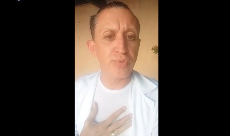 Gustavo Nardi Costa se manifesta em rede social