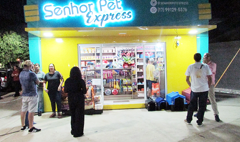 Inauguração oficial do 1ª Franquia Senhor Pet Express